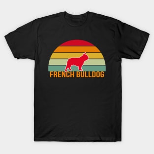 French Bulldog Vintage Silhouette T-Shirt